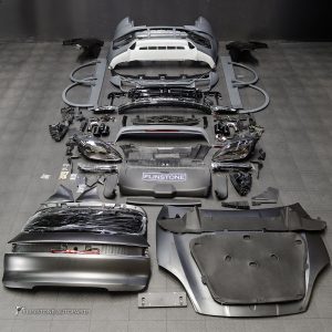 ชุดแปลงโฉมรอบคัน สำหรับ Porsche Cayenne 958.1 เป็น Cayenne 9Y0.2 หน้า TURBO หลัง Sport Design