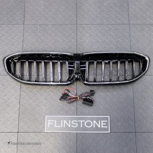 กระจังหน้า LED BMW G20 Series 3 PRE LCI เส้นเดี่ยว สีดำเงา