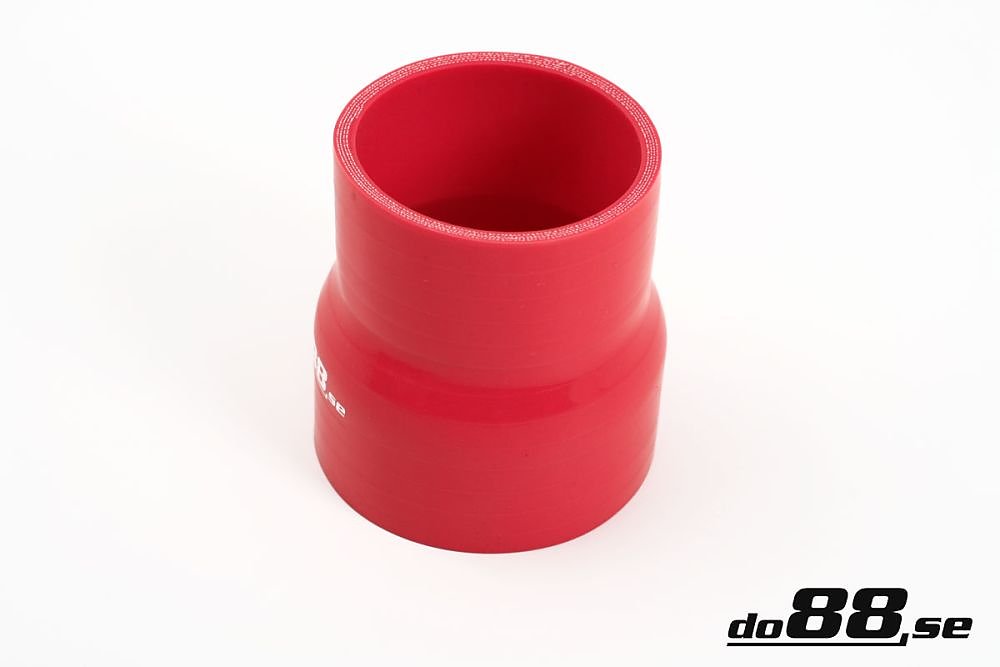 ท่อยางซิลิโคน ข้อลด do88 สีแดง ขนาด 3-3.125 นิ้ว (76-80 มม.)
