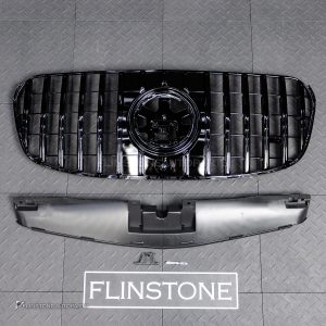 กระจังหน้า สำหรับ W167 GLS-Class Facelift ทรง GT สีดำเงา