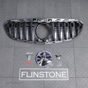 กระจังหน้า พร้อม ดาว สำหรับ W212 E-Class ทรง GT สี Convex Star