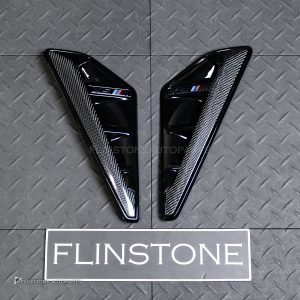 ช่องลมแก้มข้าง Carbon Fiber สำหรับ BMW X5 G05 โลโก้ดำ