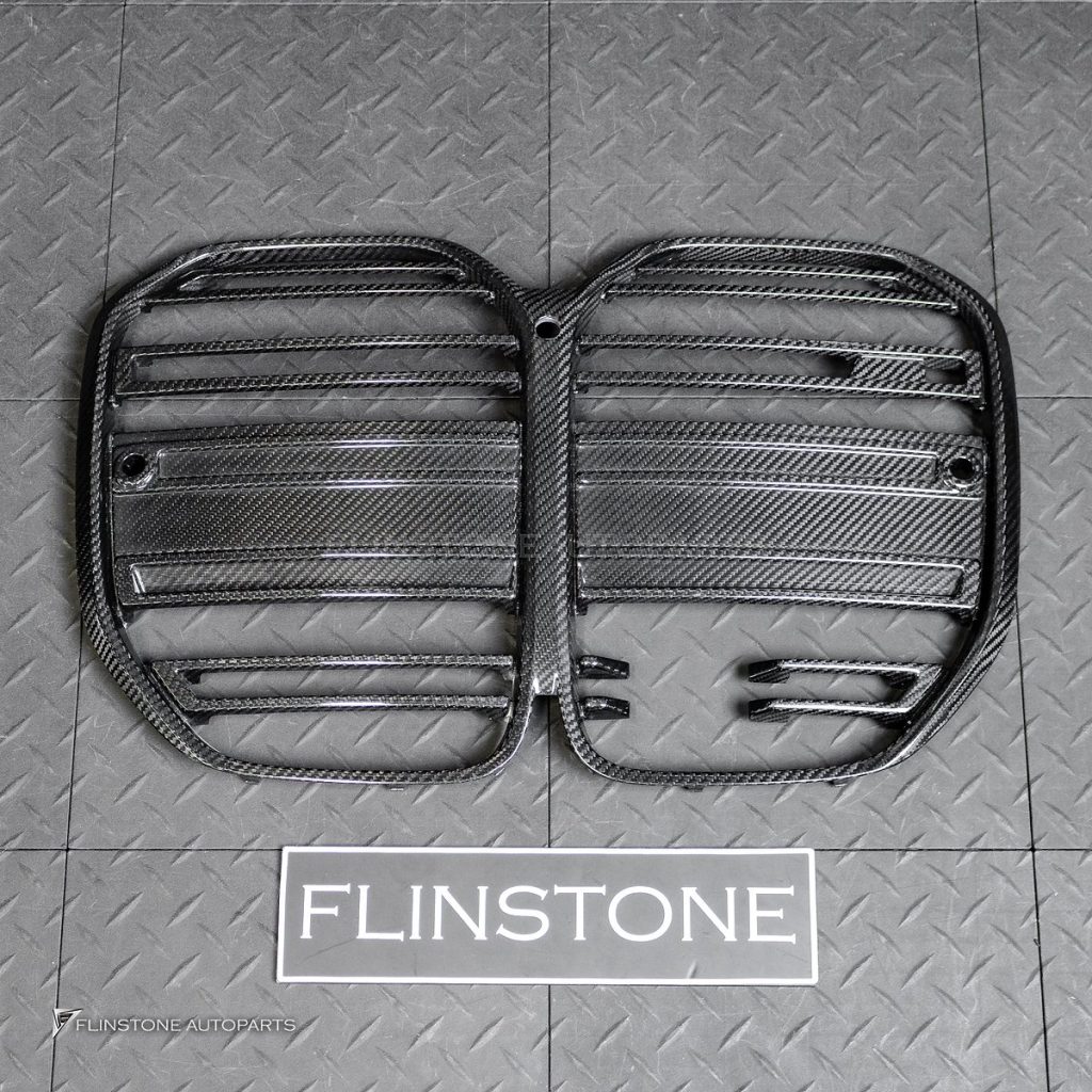 กระจังหน้า Carbon fiber สำหรับ BMW G22 Series 4 ทรง M4 แบบเว้า ACC