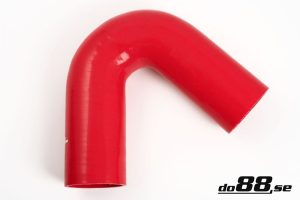 ท่อยางซิลิโคน ข้องอ 135 องศา do88 สีแดง ขนาด 2.75 นิ้ว (70 มม.)