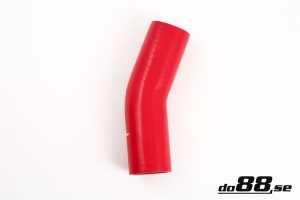 ท่อยางซิลิโคน ข้องอ 25 องศา do88 สีแดง ขนาด 2.25 นิ้ว (57 มม.)