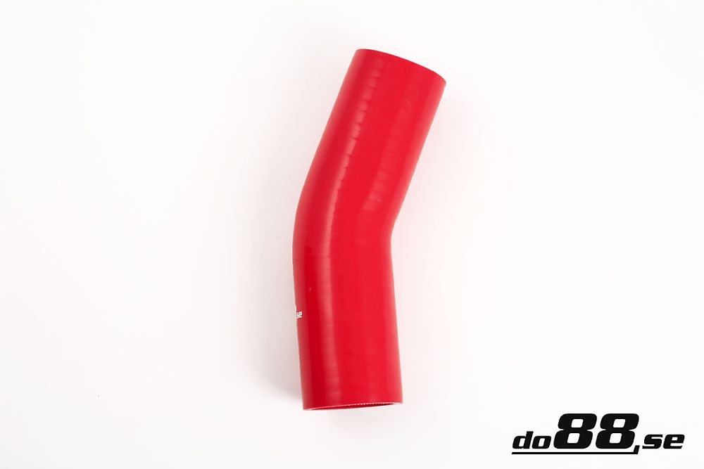 ท่อยางซิลิโคน ข้องอ 25 องศา do88 สีแดง ขนาด 2.25 นิ้ว (57 มม.)