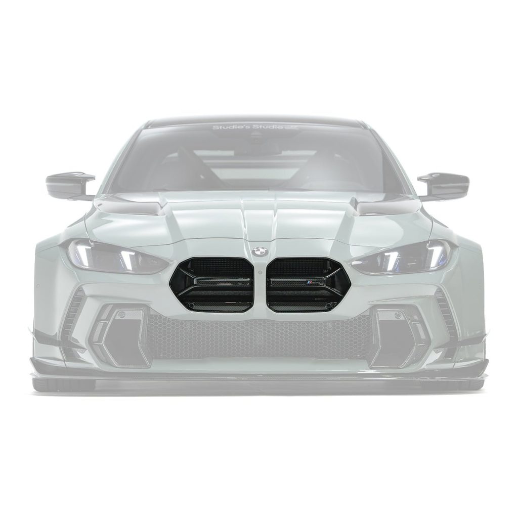 กระจังหน้า Carbon Fiber BMW M3 (V2 กันชน ADRO) ADRO แท้