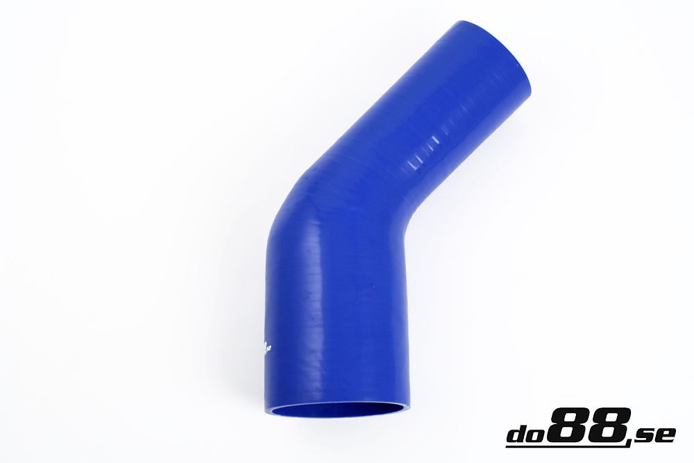 ท่อยางซิลิโคน ข้องอ 45 องศา do88 สีน้ำเงิน ขนาด 2.75-4 นิ้ว (70-102 มม.)