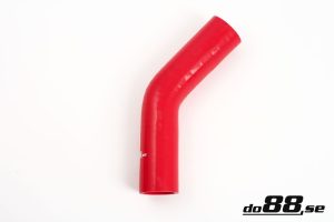ท่อยางซิลิโคน ข้องอ 45 องศา do88 สีแดง ขนาด 1.625 นิ้ว (41 มม.)