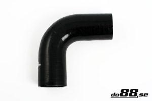 ท่อยางซิลิโคน ข้องอ 90 องศา do88 สีดำ ขนาด 2.25 นิ้ว (57 มม.) (SB90G57)