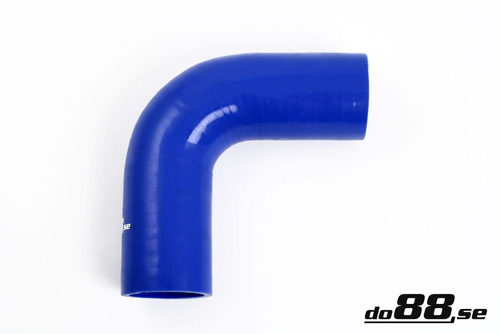 ท่อยางซิลิโคน ข้องอ 90 องศา do88 สีน้ำเงิน ขนาด 2.25 นิ้ว (57 มม.) (B90G57)