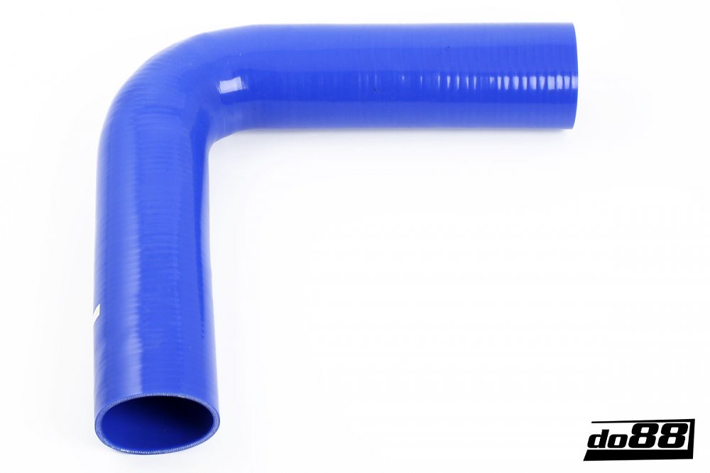 ท่อยางซิลิโคน ข้องอ 90 องศา do88 สีน้ำเงิน ขนาด 2.375 นิ้ว (60 มม.) (BLB90G60)