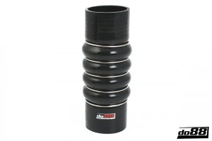 ท่อยางซิลิโคน ท่อย่น ลอน do88 สีดำ ขนาด 2.5 นิ้ว (63 มม.) (SCAC63)