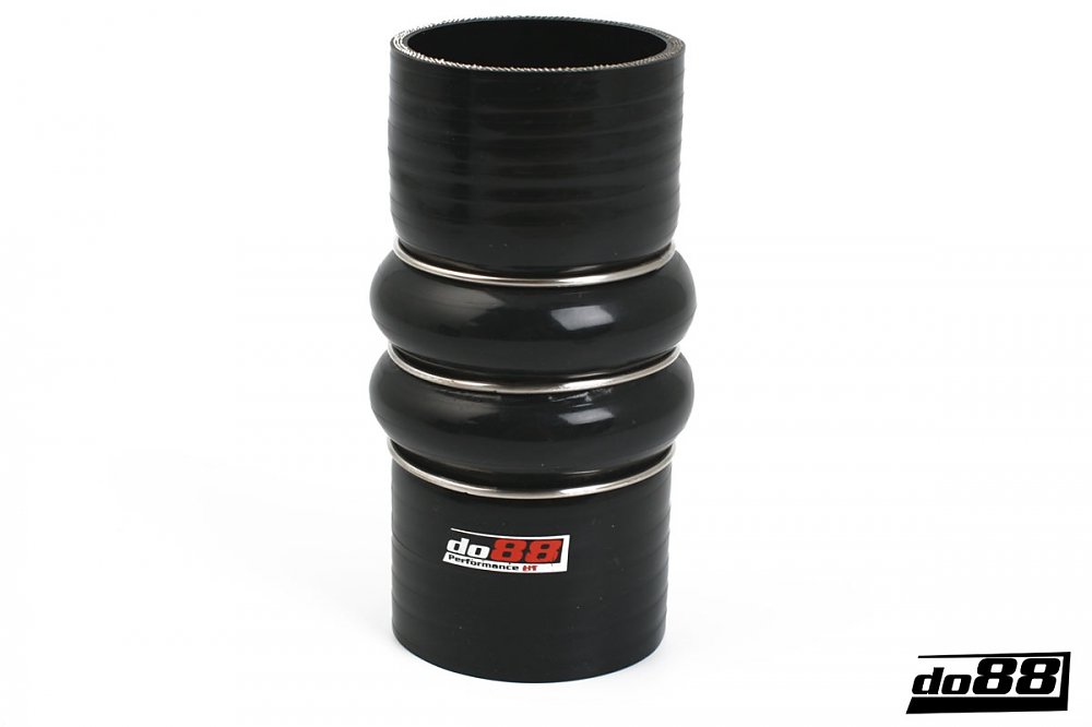 ท่อยางซิลิโคน ท่อย่น ลอน do88 สีดำ ขนาด 2.75 นิ้ว (70 มม.) (SDH70)