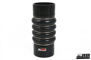 ท่อยางซิลิโคน ท่อย่น ลอน do88 สีดำ ขนาด 3.125 นิ้ว (80 มม.) (SCAC80)