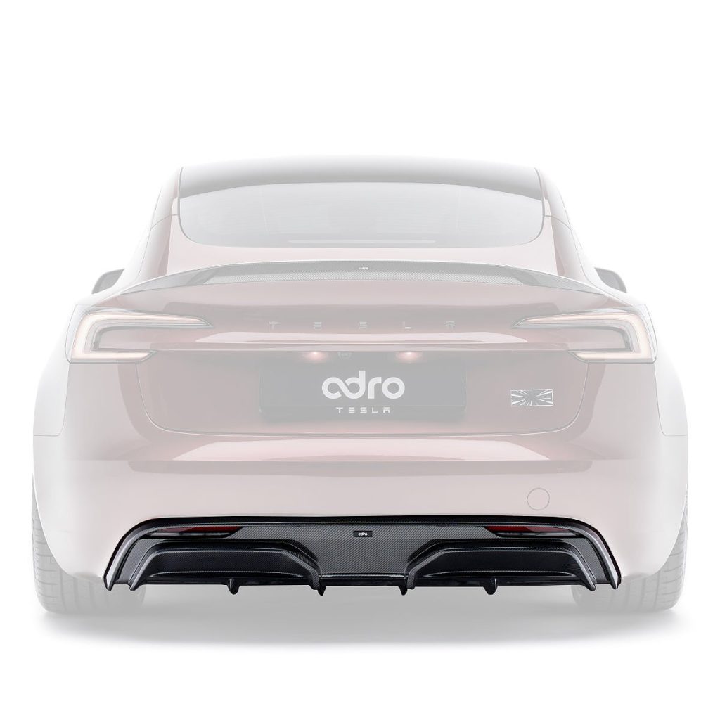 ดิฟฟิวเซอร์ท้าย Carbon Fiber Tesla Model 3 (Highland) PERFORMANCE ADRO แท้