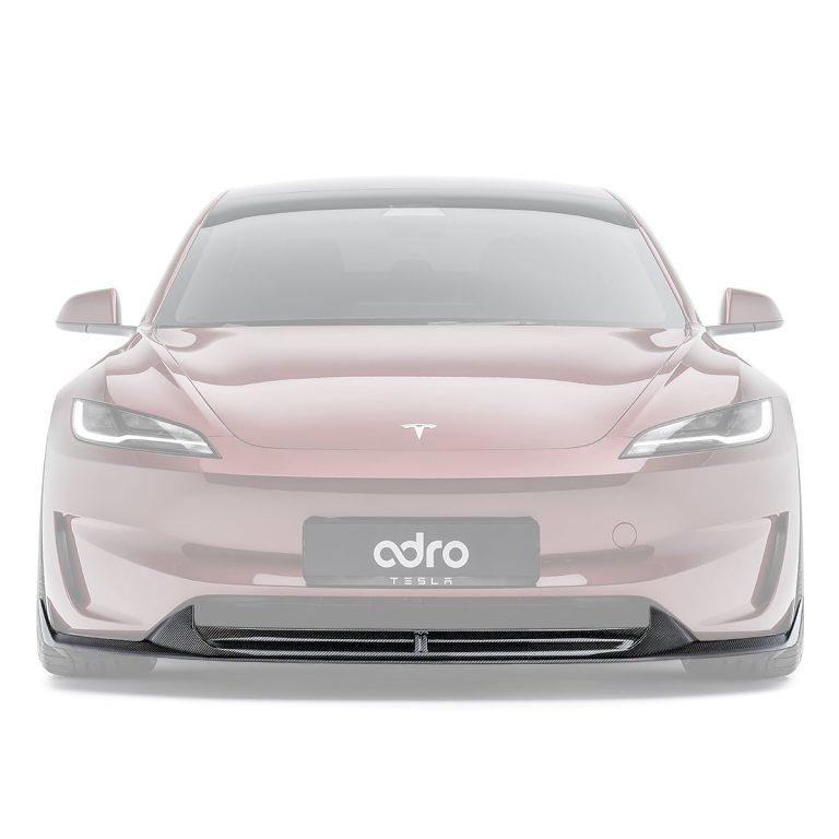 Front Lip Carbon Fiber Tesla Model 3 (Highland) PERFORMANCE ADRO Genuine
