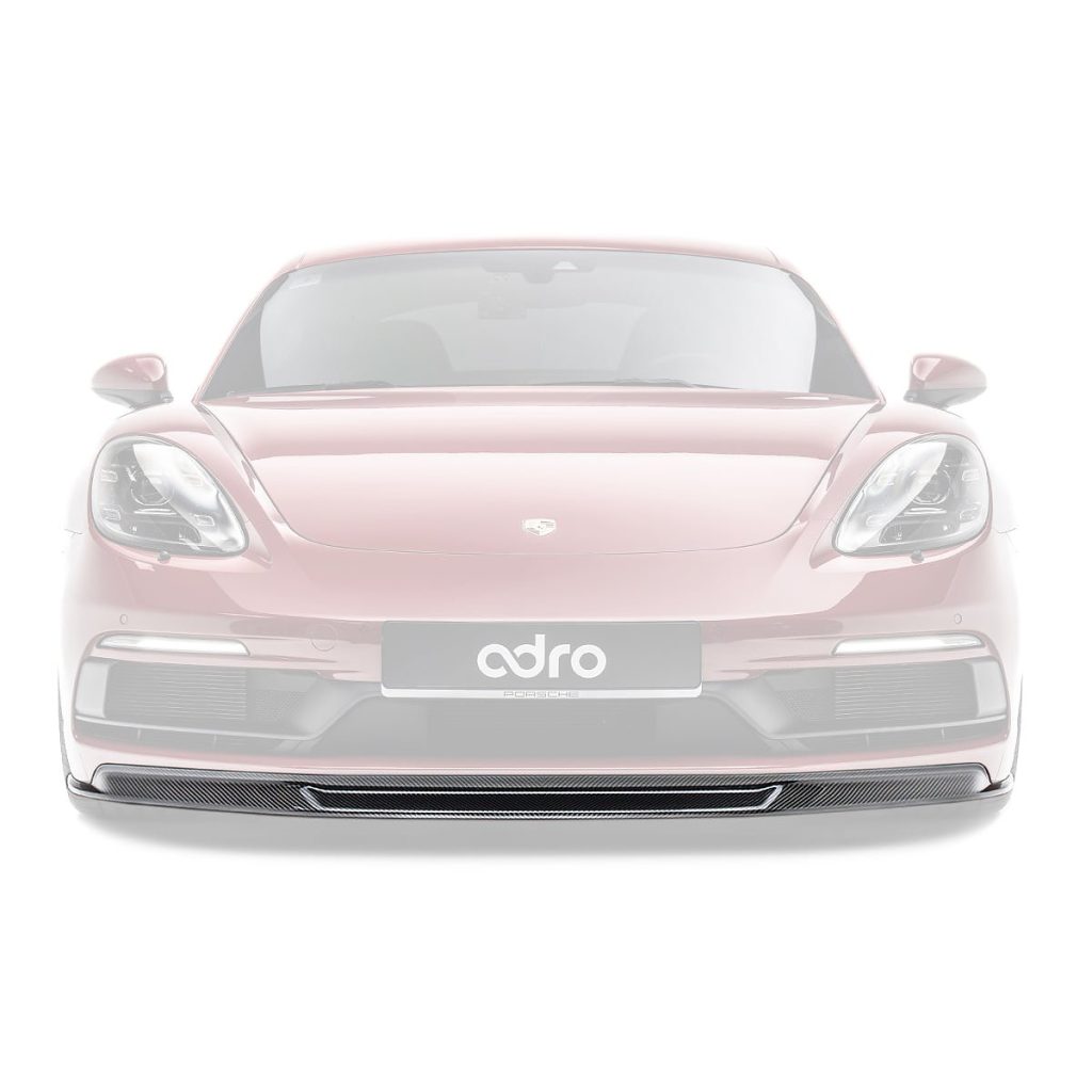 ลิ้นหน้า Carbon Fiber PORSCHE 718 ADRO แท้