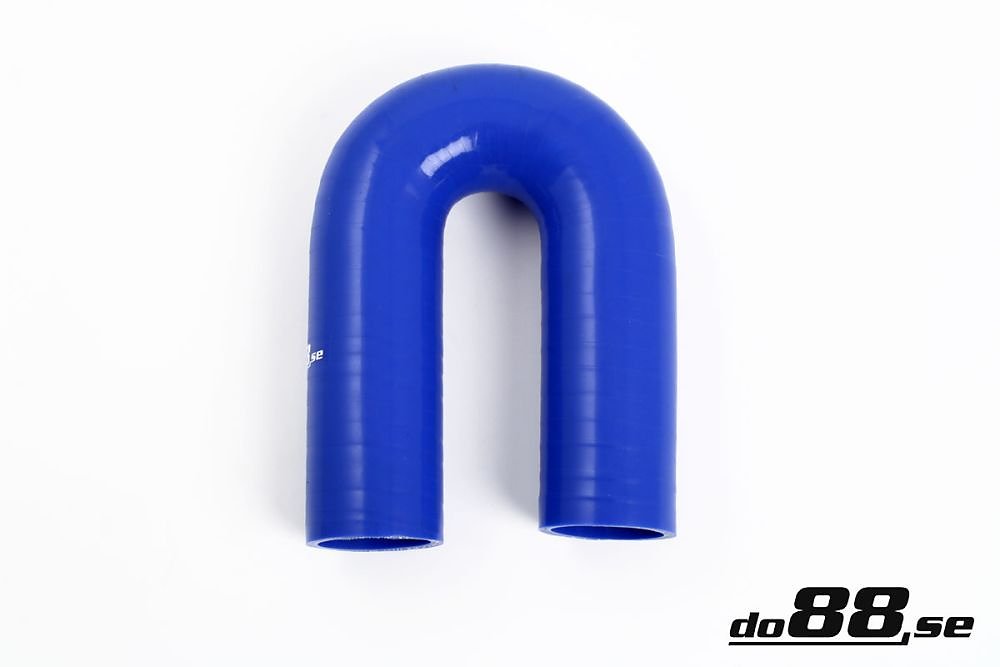 ท่อยางซิลิโคน ข้องอ 180 องศา do88 สีน้ำเงิน ขนาด 1.75 นิ้ว (45 มม.)