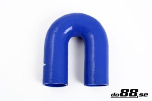 ท่อยางซิลิโคน ข้องอ 180 องศา do88 สีน้ำเงิน ขนาด 2.125 นิ้ว (54 มม.)