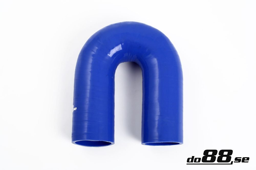 ท่อยางซิลิโคน ข้องอ 180 องศา do88 สีน้ำเงิน ขนาด 2.125 นิ้ว (54 มม.)