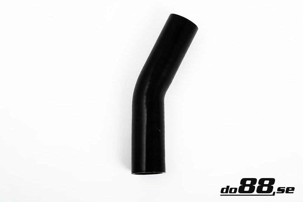 ท่อยางซิลิโคน ข้องอ 25 องศา do88 สีดำ ขนาด 1.18 นิ้ว (30 มม.)
