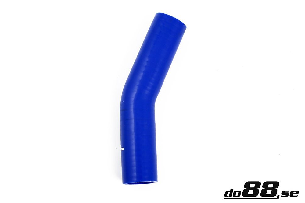 ท่อยางซิลิโคน ข้องอ 25 องศา do88 สีน้ำเงิน ขนาด 1.125 นิ้ว (28 มม.)