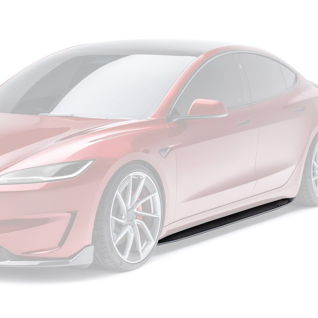 สเกิร์ตข้าง Carbon Fiber Tesla Model 3 (Highland) ADRO แท้