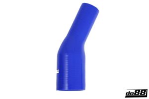 ท่อยางซิลิโคน ข้องอ 25 องศา do88 สีน้ำเงิน ขนาด 2-2.25 นิ้ว (51-57 มม.)