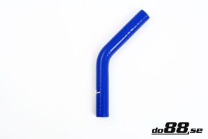 ท่อยางซิลิโคน ข้องอ 45 องศา do88 สีน้ำเงิน ขนาด 0.375 นิ้ว (9.5 มม.)