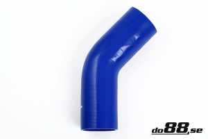 ท่อยางซิลิโคน ข้องอ 45 องศา do88 สีน้ำเงิน ขนาด 2.75 นิ้ว (70 มม.)