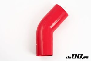 ท่อยางซิลิโคน ข้องอ 45 องศา do88 สีแดง ขนาด 3.125 นิ้ว (80 มม.)