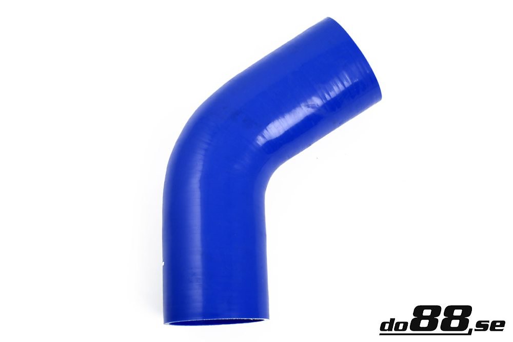 ท่อยางซิลิโคน ข้องอ 60 องศา do88 สีน้ำเงิน ขนาด 4.25 นิ้ว (108 มม.)