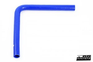 ท่อยางซิลิโคน ข้องอ 90 องศา do88 สีน้ำเงิน ขนาด 1 นิ้ว (25 มม.) (BLB90G25)