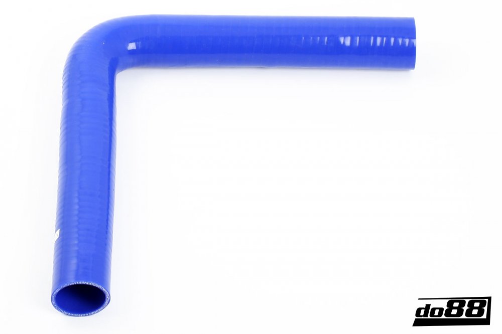 ท่อยางซิลิโคน ข้องอ 90 องศา do88 สีน้ำเงิน ขนาด 2.25 นิ้ว (57 มม.) (BLB90G57)
