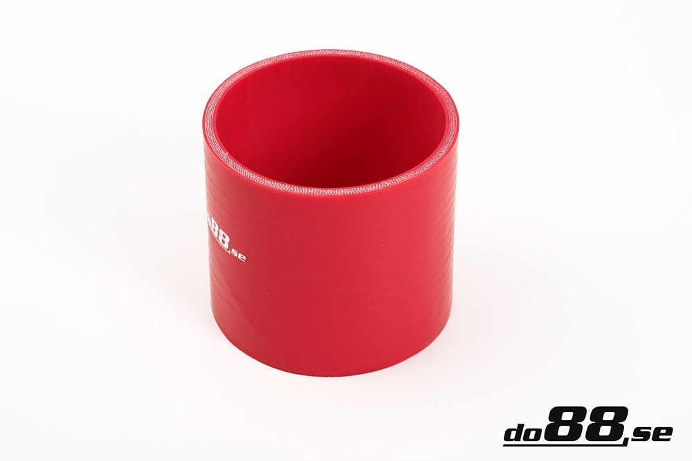 ท่อยางซิลิโคน ข้อต่อตรง do88 สีแดง ขนาด 3.75 นิ้ว (95 มม.)