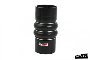 ท่อยางซิลิโคน ท่อย่น ลอน do88 สีดำ ขนาด 2.25 นิ้ว (57 มม.)