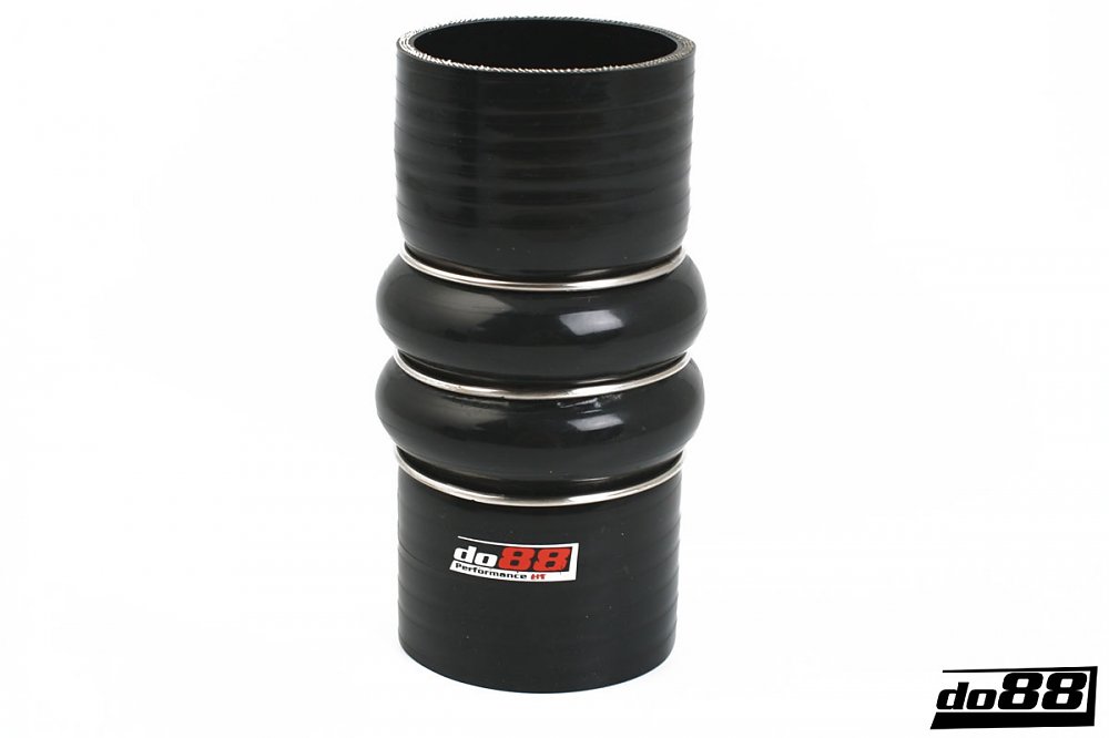 ท่อยางซิลิโคน ท่อย่น ลอน do88 สีดำ ขนาด 2.5 นิ้ว (63 มม.) (SDH63)