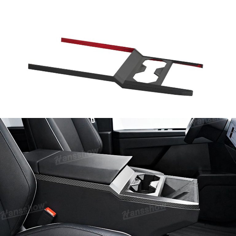 车内储物盒中控台 Hansshow Tesla Cybertruck(CARBON COVER FIBER)