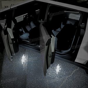 ไฟส่องพื้นต้อนรับ ประตู Hansshow Tesla Cybertruck Cyberbeast