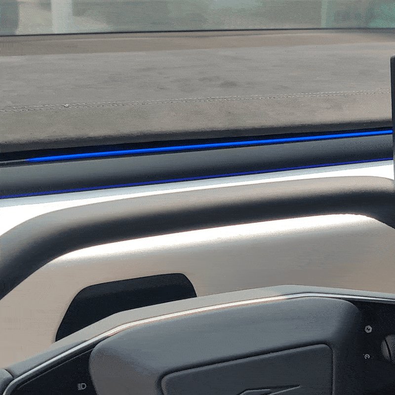 ไฟแอมเบียนต์ Hansshow Tesla Cybertruck (DETECTION STREAMER BLIND)