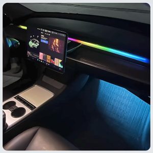 ไฟแอมเบียนต์ คอนโซลหน้า Hansshow Tesla Model 3 Highland (STRIPS LIGHT VENT)