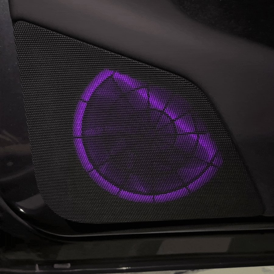 ไฟแอมเบียนต์ ประตู Hansshow Tesla Model Y Juniper Highland (SPEAKER FRONT)