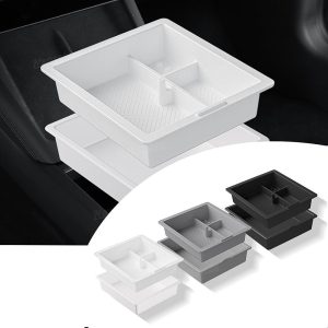 กล่องเก็บของในรถ คอนโซลกลาง Hansshow Tesla Model 3 Highland (CONTAINER ORGANIZER MANAGER) (แบบที่ 2)
