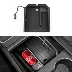 กล่องเก็บของในรถ คอนโซลกลาง Hansshow Tesla Model Y Juniper Highland (ORGANIZER DOCKING JUNIPER)