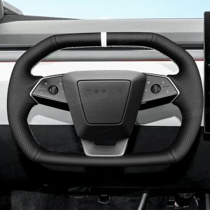 พวงมาลัย พวงมาลัย Hansshow Tesla Cybertruck (PERFORATED CENTER MARKER)