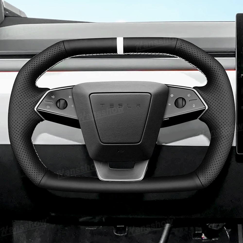 พวงมาลัย พวงมาลัย Hansshow Tesla Cybertruck (PERFORATED CENTER MARKER)