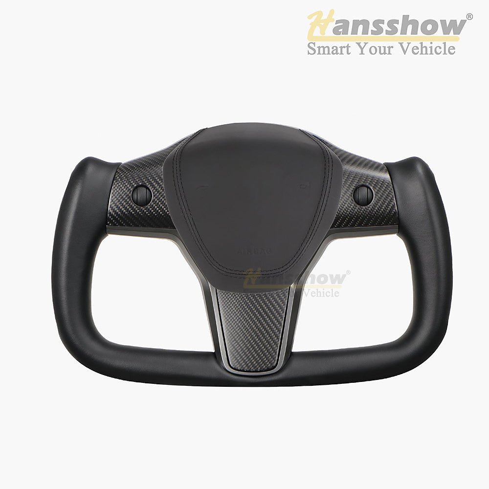 พวงมาลัย พวงมาลัย Hansshow Tesla Model 3 (FEATURE ELLIPSE HEATED)