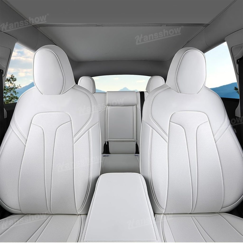 อุปกรณ์เบาะ Hansshow Tesla Model Y Juniper (EMBLEM BOLD T) (แบบที่ 2)