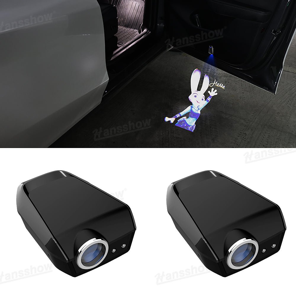 ไฟส่องพื้นต้อนรับ ประตู Hansshow Tesla Cybertruck (UNIVERSAL STICK-ON WIRELESS)